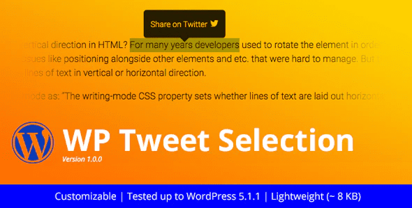 Wp tweet selection twitter highlighter plugin wordpress Wp tweet selection twitter highlighter plugin wordpress