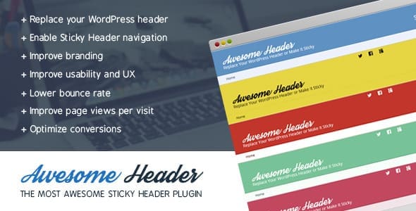 Awesome header plugin wordpress pour entête Awesome header plugin wordpress pour entête