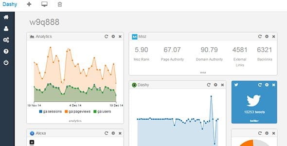 Dashy plugin wordpress pour tableau bord Dashy plugin wordpress pour tableau bord