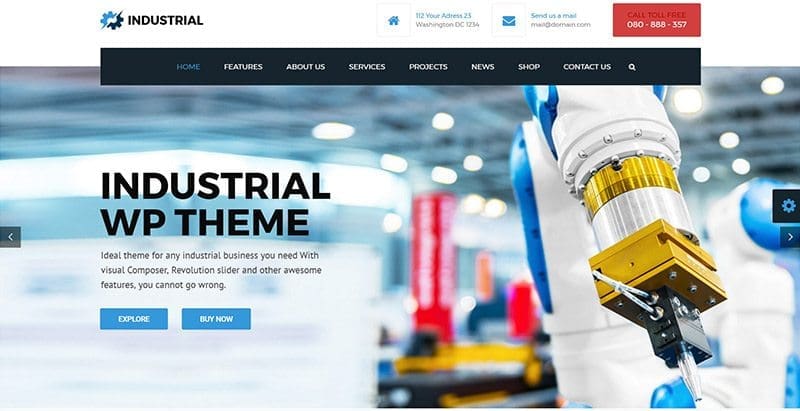 Industrial themes wordpress creer site web entreprise manufacturiere 3 Industrial themes wordpress creer site web entreprise manufacturiere 3