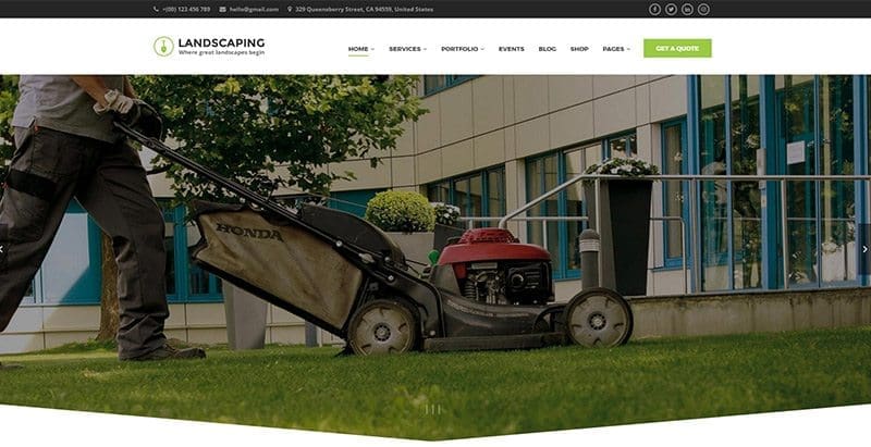 Landscaping themes wordpress creer site web entreprise jardinage Landscaping themes wordpress creer site web entreprise jardinage
