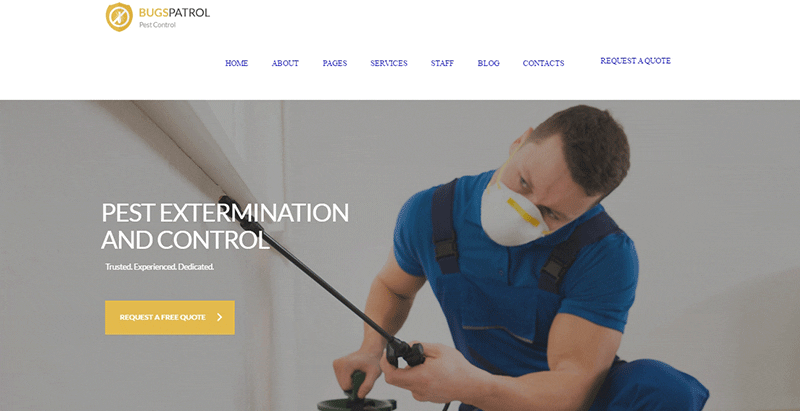 Bugspatrol themes wordpress creer site web entreprise startup pme Bugspatrol themes wordpress creer site web entreprise startup pme