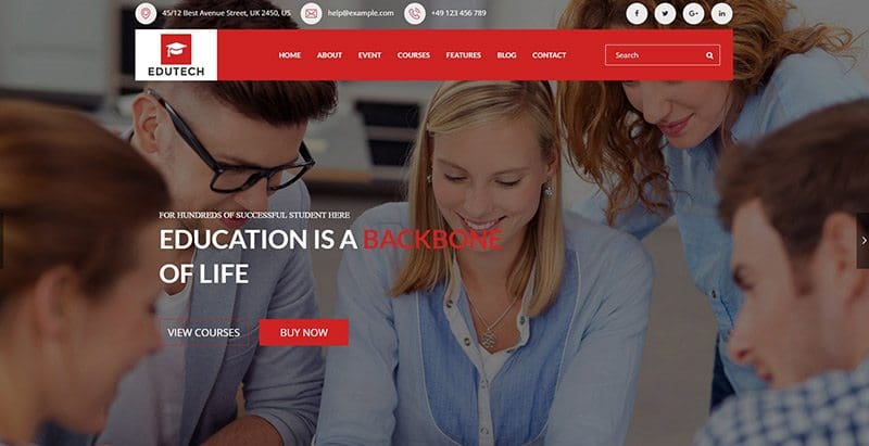 Edutech themes wordpress creer site web ecole college lycee universite Edutech themes wordpress creer site web ecole college lycee universite