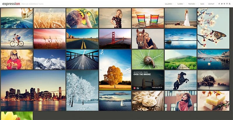 Expression themes wordpress creer site web photographe Expression themes wordpress creer site web photographe