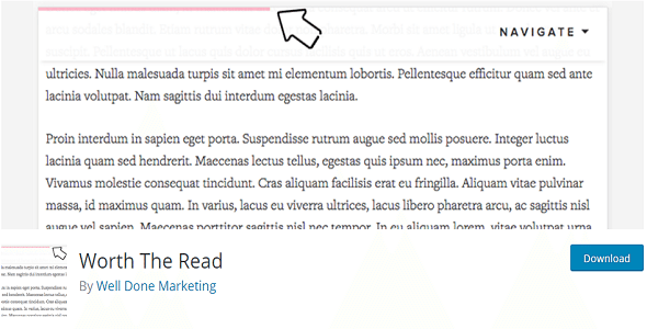 Worth the read plugin wordpress pour temps lecture Worth the read plugin wordpress pour temps lecture