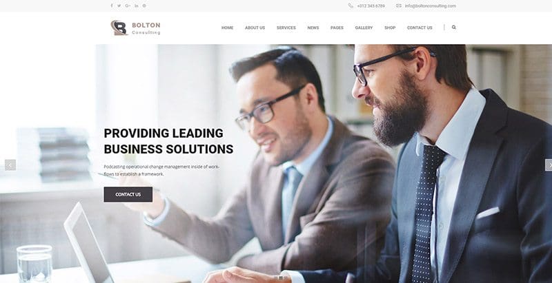 Bolton themes wordpress creer site web entreprise pme agence societe Bolton themes wordpress creer site web entreprise pme agence societe