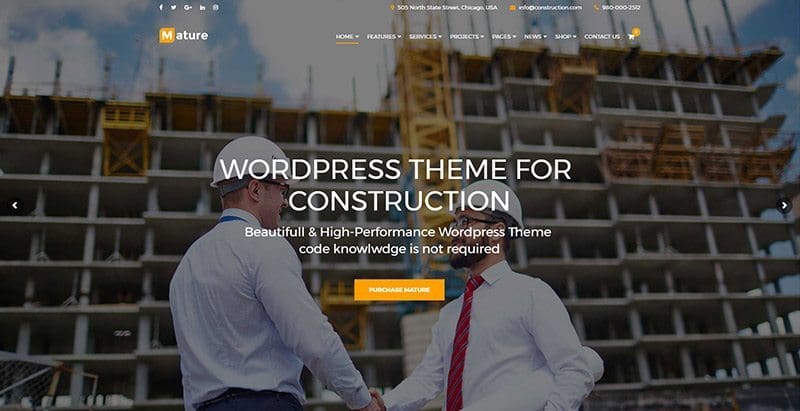 Construction themes wordpress creer site web entreprise renovation construction reparation Construction themes wordpress creer site web entreprise renovation construction reparation
