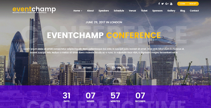 Event champ themes wordpress creer site web conferences évènements seminaires meeting Event champ themes wordpress creer site web conferences évènements seminaires meeting