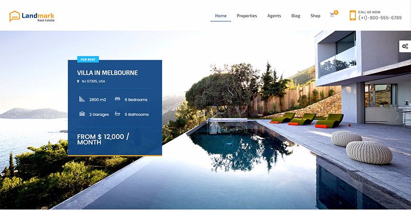 Landmark Themes Wordpress Creer Web Site Jual Beli Rumah Apartemen