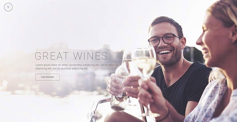 Vino themes wordpress creer site web vente vin vigne vigneron ecommerce