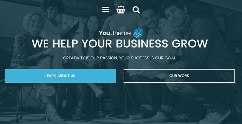 You themes wordpress creer site web entreprise société organisation