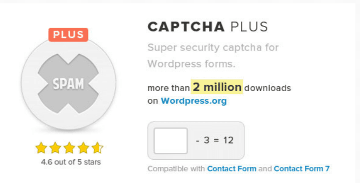 Captcha plus plugin wordpress Captcha plus plugin wordpress