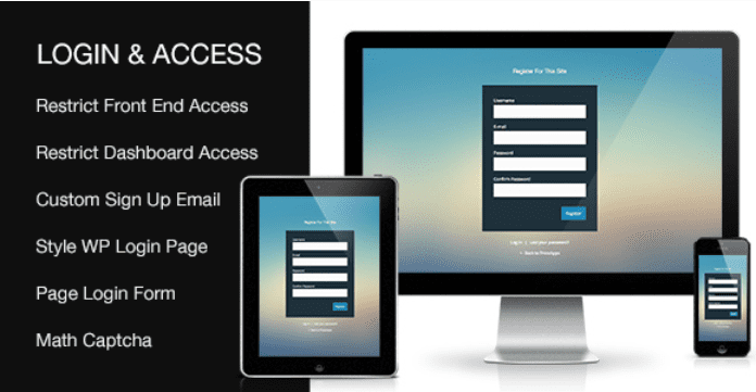 restreindre l'accès à votre contenu - Custom login access wordpresss plugin