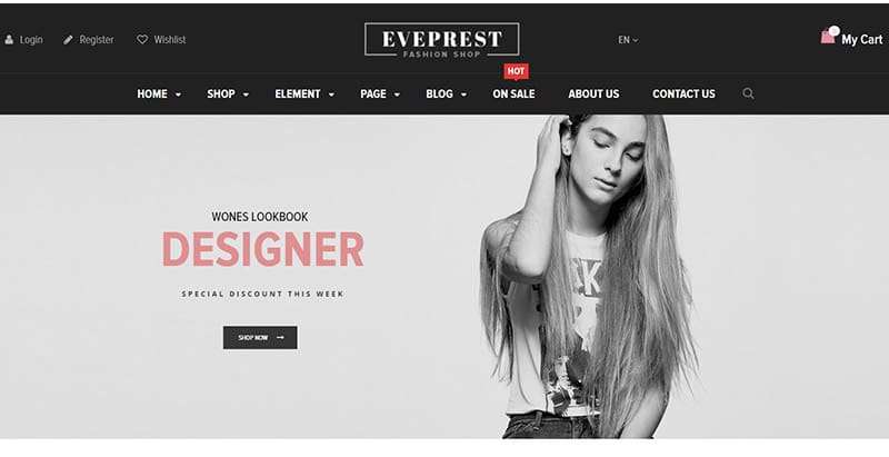 Eveprest themes wordpress creer site web ecommerce boutique en ligne magasin en ligne vendre acheter internet