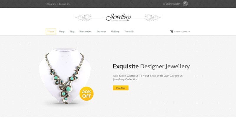 Jewellery themes wordpress creer site web mode e commerce boutique en ligne vetements