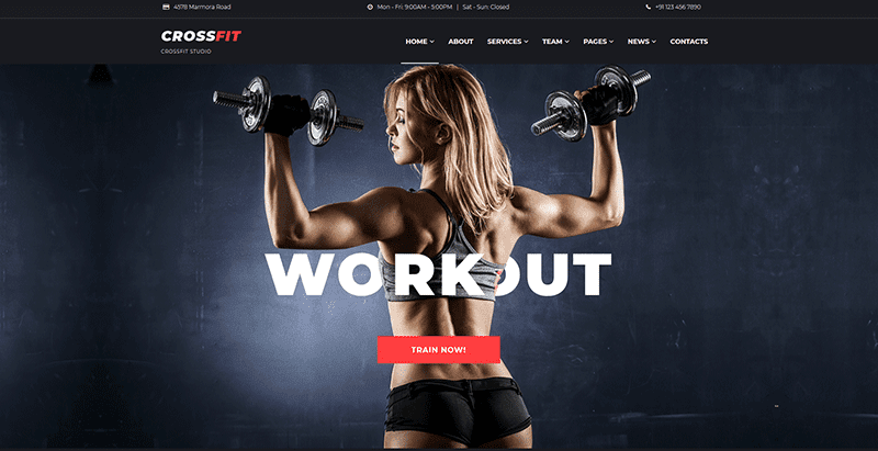 Kettlebell meilleurs thèmes WordPress de club de fitness - Kettlebell