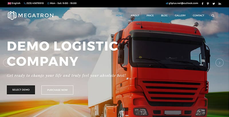 Megatron themes wordpress creer site web entreprise organisation agence Megatron themes wordpress creer site web entreprise organisation agence