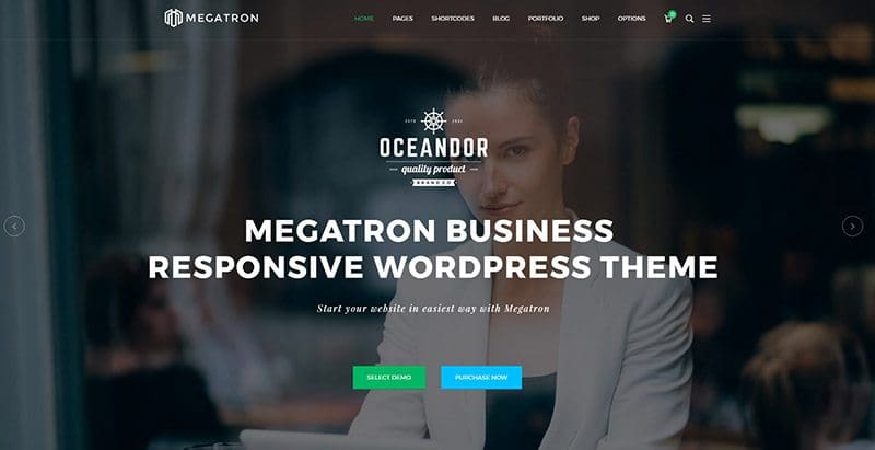 Megatron themes wordpress creer site web startup pme entreprise societe Megatron themes wordpress creer site web startup pme entreprise societe