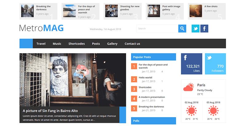 Metro magazine demo theme wordpress Metro magazine demo theme wordpress