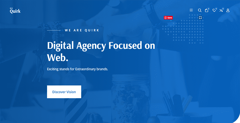 Quirk theme wordpress creer site web entreprise startup pme Quirk theme wordpress creer site web entreprise startup pme