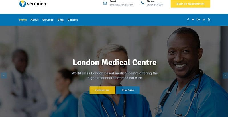 Veronica themes wordpress creer site web centre hospitalier etablissement sanitaire hopital medecin dispensaire Veronica themes wordpress creer site web centre hospitalier etablissement sanitaire hopital medecin dispensaire