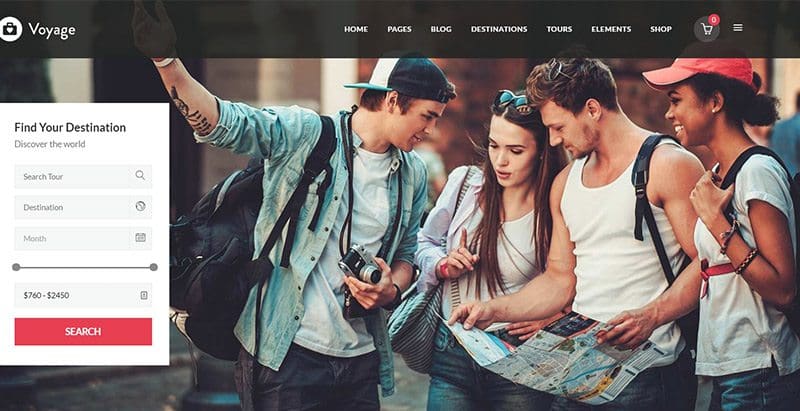 Теми за пътуване wordpress създаване на уебсайт туристическа агенция туризъм хотел туроператор