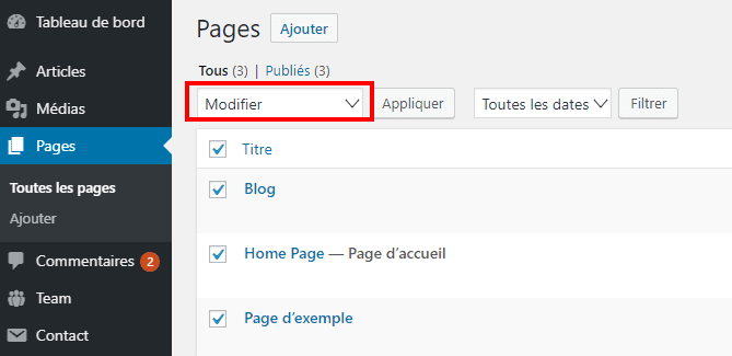 Comment autoriser utilisateurs modifier certaines pages 3 Comment autoriser utilisateurs modifier certaines pages 3