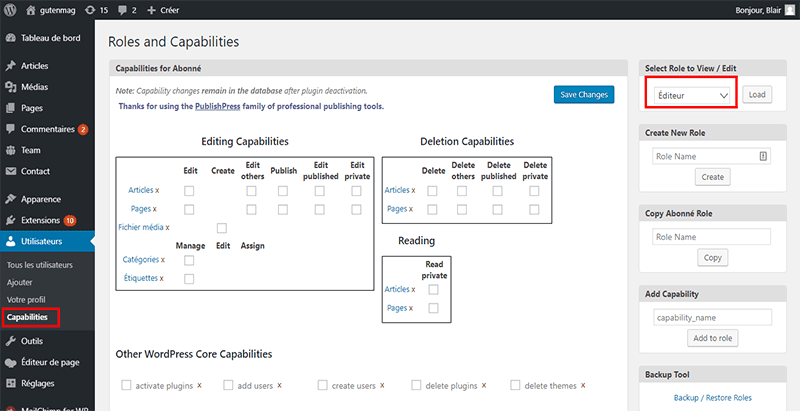 Comment autoriser utilisateurs modifier certaines pages Comment autoriser utilisateurs modifier certaines pages