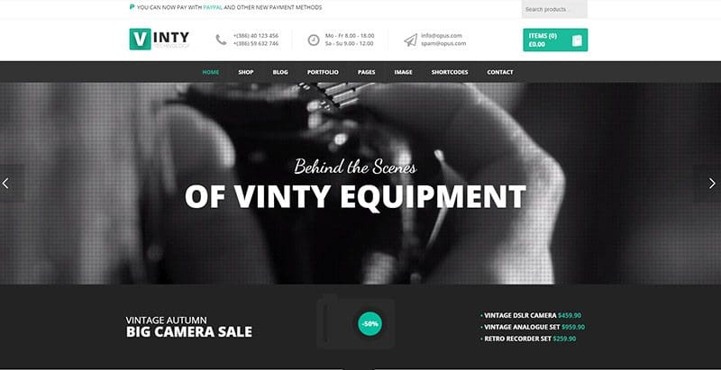 Opus themes wordpress creer site web startup pme entreprise societe