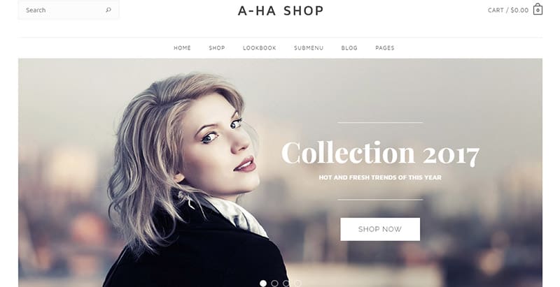 Ahashop themes wordpress creer site web ecommerce pret a porter boutique ligne vente achat