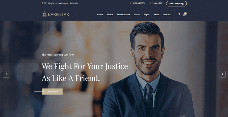 Barrister theme wordpress creer site web entreprise avocat Barrister theme wordpress creer site web entreprise avocat