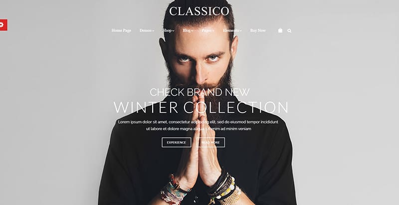 Classico themes wordpress creer boutique en ligne vetements bijoux chaussures mode
