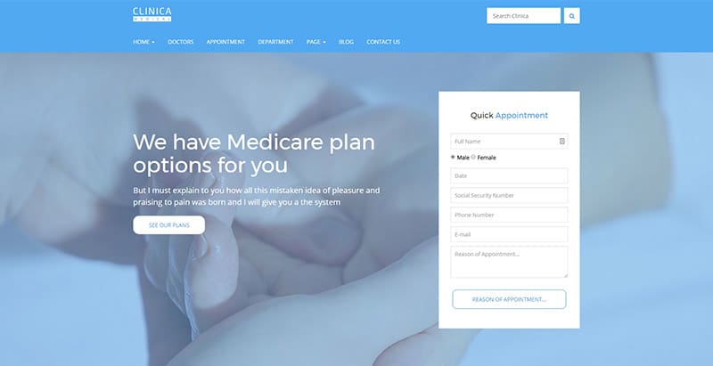 Clinicathemes wordpress creer site web hopital clinique centre sante Clinicathemes wordpress creer site web hopital clinique centre sante