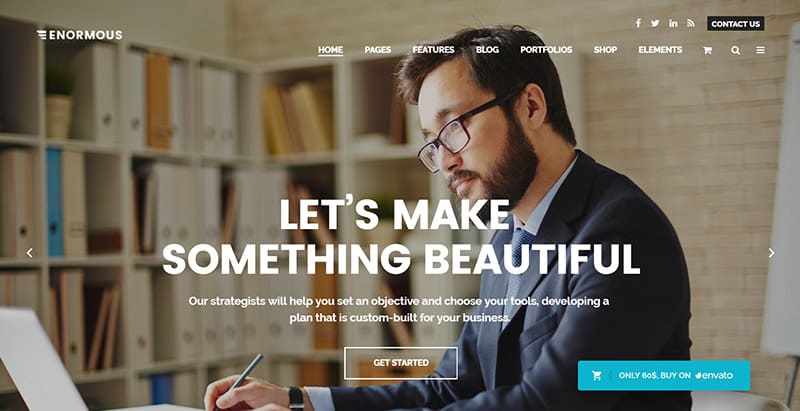 Enormous themes wordpress creer site web entreprise couture finance creative Enormous themes wordpress creer site web entreprise couture finance creative