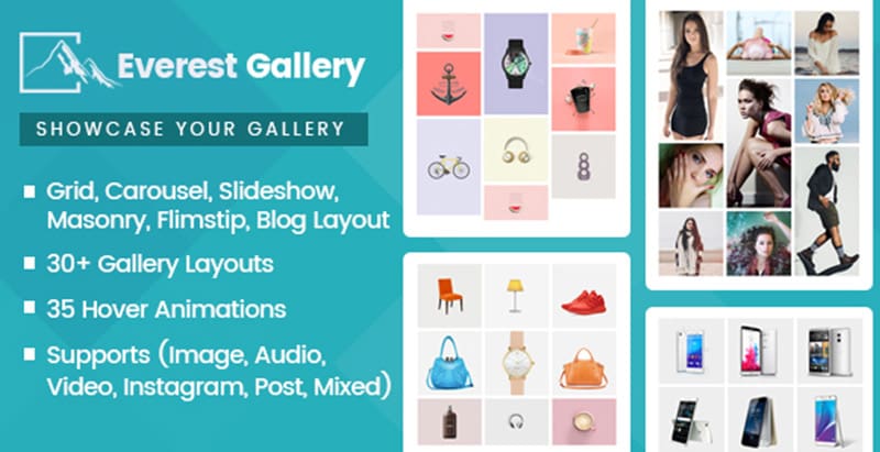 Everest gallery plugins wordpress ajouter galerie portfolio site web blog