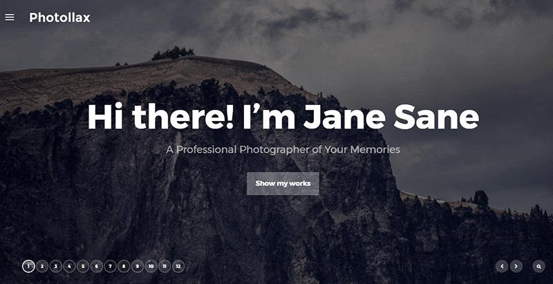 Photollax themes wordpress creer site web photographe studio photo agence creative