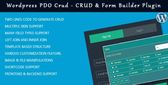 Wordpress pdo crud plugins wordpress inserer tableaux graphiques site blog formulaire Wordpress pdo crud plugins wordpress inserer tableaux graphiques site blog formulaire