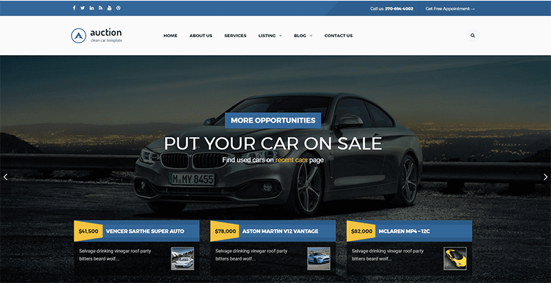 Auction themes wordpress creer site web vente encheres ecommerce Auction themes wordpress creer site web vente encheres ecommerce