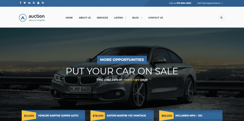 Les meilleurs thèmes WordPress pour créer un site Web de vente aux enchères