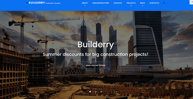 مواضيع البناء ووردبريس الموقع الإلكتروني الأعمال البناء المعماري العقارات