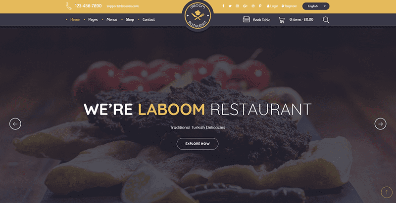 La boom themes wordpress creer site web restaurant cuisine recettes 1 La boom themes wordpress creer site web restaurant cuisine recettes 1