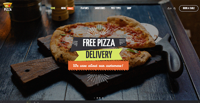 Pizza restaurant themes wordpress creer site web pizzeria restaurant boulangerie vendre pizza