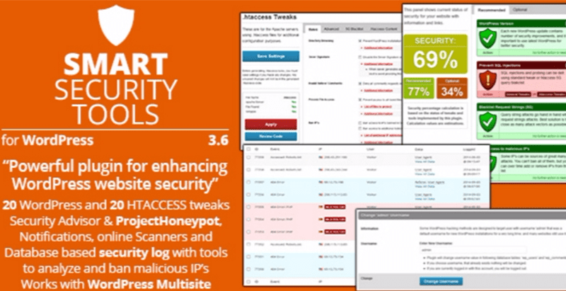 Smart security tools plugins wordpress proteger site contre malwares attaques virus Smart security tools plugins wordpress proteger site contre malwares attaques virus