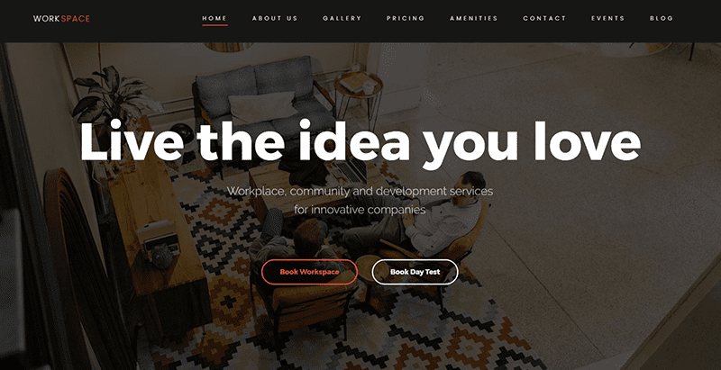 Workspace 1 themes wordpress creer site web entreprise coworking bureaux partagés Workspace 1 themes wordpress creer site web entreprise coworking bureaux partagés