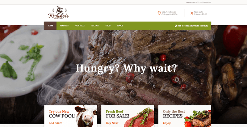 Themes wordpress creer site web vente produits bio alimentation nutrition ferme Themes wordpress creer site web vente produits bio alimentation nutrition ferme
