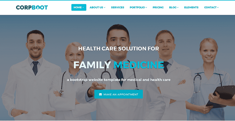 Corpboot themes wordpress creer site web clinique sante hopital Corpboot themes wordpress creer site web clinique sante hopital