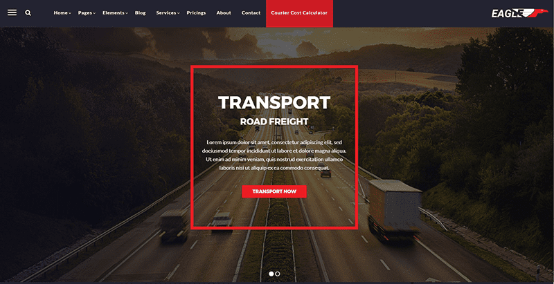 Eagle themes wordpress creer site web entreprise logistique transport fret Eagle themes wordpress creer site web entreprise logistique transport fret