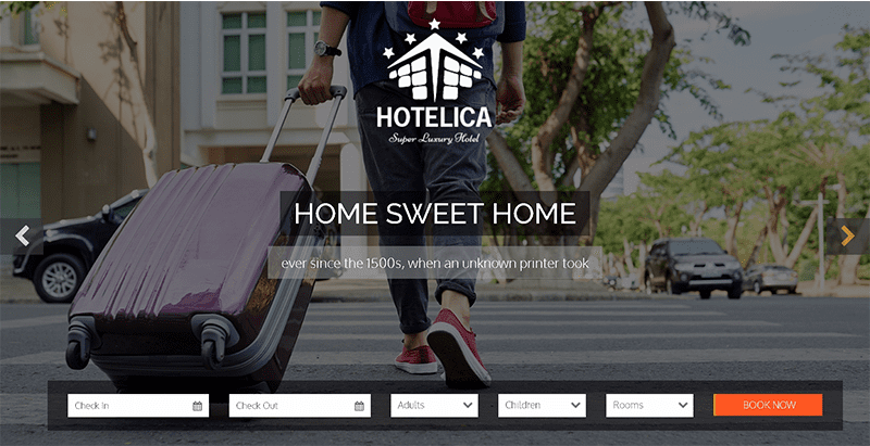 Hotelica themes wordpress creer site web hotel motel auberge