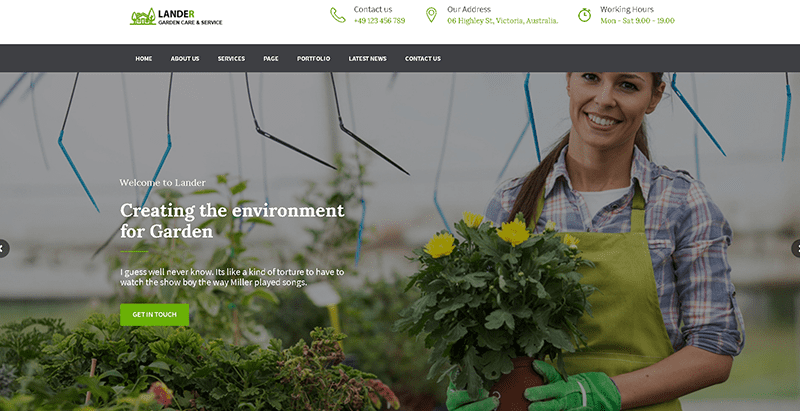 Lander themes wordpress creer site web organisation ecologique environnement ecosysteme Lander themes wordpress creer site web organisation ecologique environnement ecosysteme