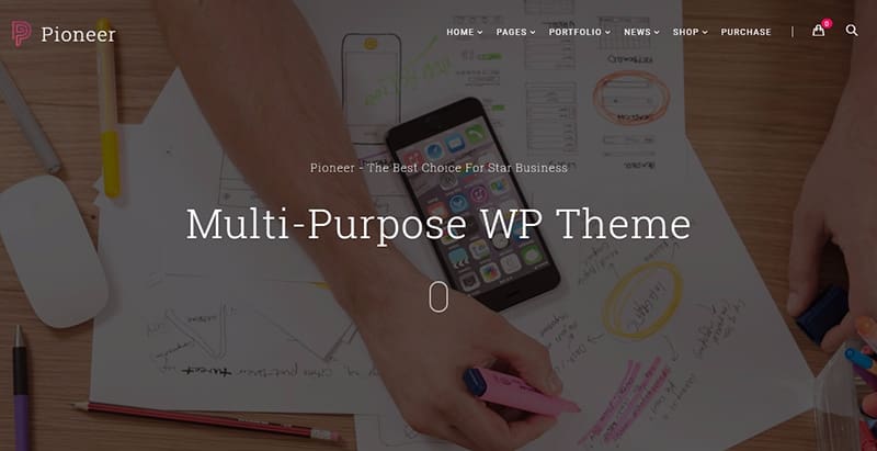 Pioneer themes wordpress creer site web entreprise pme compagnie Pioneer themes wordpress creer site web entreprise pme compagnie